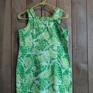 Girls Lilly Pulitzer Dress with Frogs